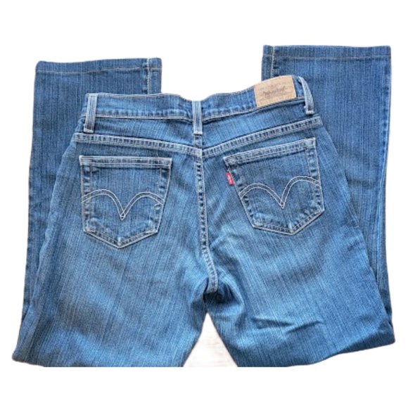 Levi's 550 Relaxed Boot Cut Jeans SZ 4 Excellent Shape! - Picture 8 of 12